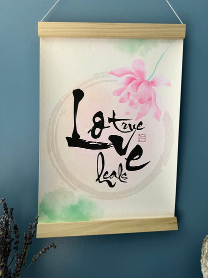 "LOVE" Hanging Canvas