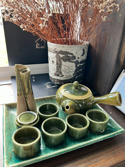 JAPANESE EMERAL TEA SET