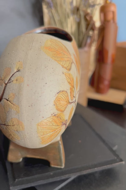 Vintage Japanese Vase | Ikebana | Japanese Pottery | Unique Gift